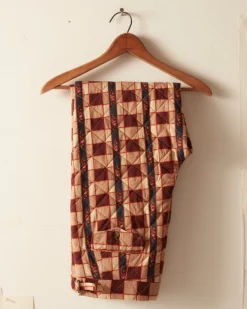 Men BODE Bouquet Cloth Quilt Trousers