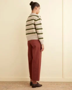 Women BODE Brewster Cardigan /Green