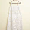 Women BODE Broderie Lotus Dress - S