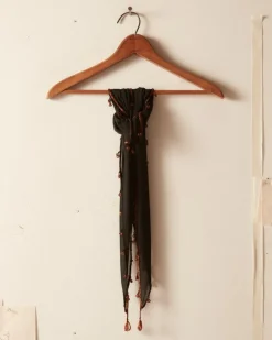 Men BODE Bugle Bead Trim Scarf