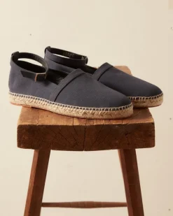 Men BODE Canvas Slip-On Espadrille - Navy
