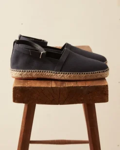 Men BODE Canvas Slip-On Espadrille - Navy