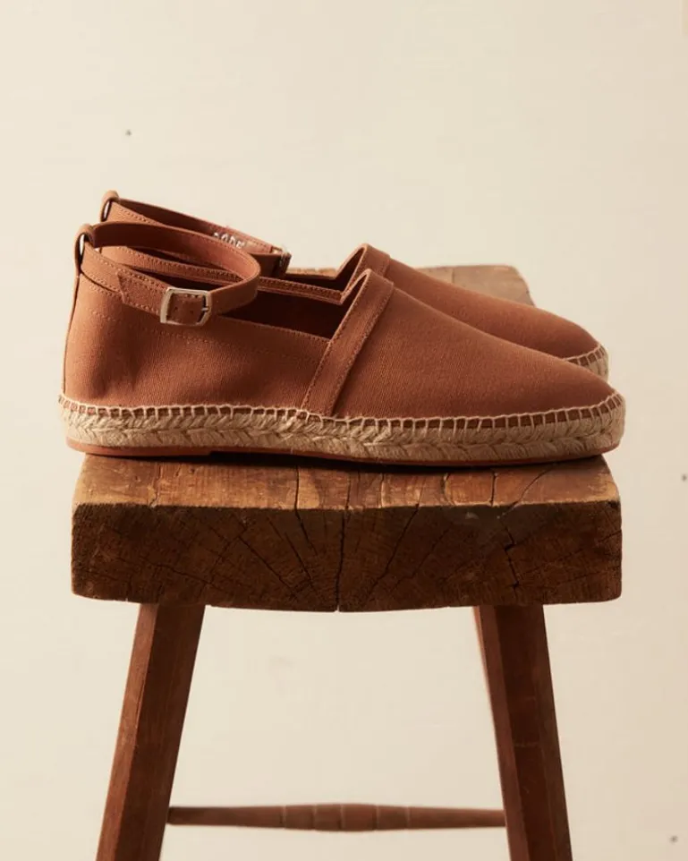 Men BODE Canvas Slip-On Espadrille - Brown