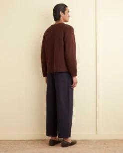 Men BODE Cashmere Crewneck - Cinnabar