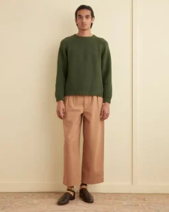 Men BODE Cashmere Crewneck - Green