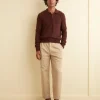 Men BODE Cashmere Polo - Cinnabar