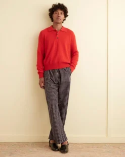 Men BODE Cashmere Polo - Red
