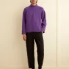 Men BODE Cashmere Roll Neck Sweater - Purple