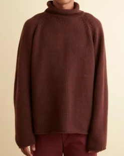 Men BODE Cashmere Rollneck - Cinnabar