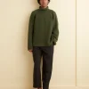 Men BODE Cashmere Rollneck - Green