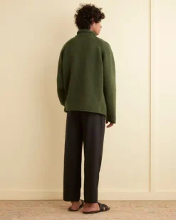 Men BODE Cashmere Rollneck - Green