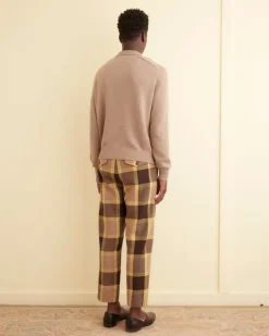 Men BODE Charleston Plaid Trousers