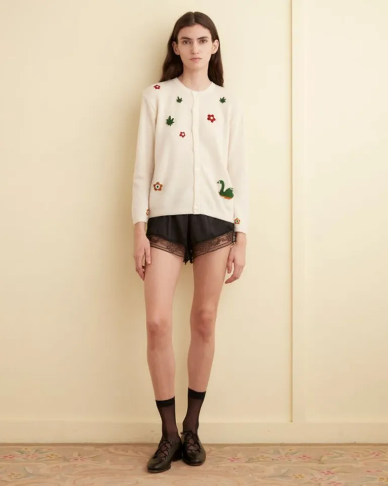 Women BODE Chatham Beaded Cardigan