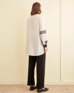 Men BODE Cherry Blossom Stripe Tunic
