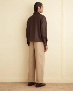 Men BODE Chili Chocolate Overshirt - M/L