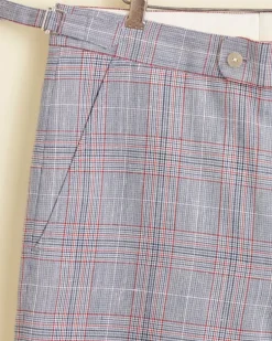 Men BODE Cinnabar Plaid Trousers - 33