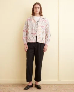 Men BODE Clinton Street Label Overshirt