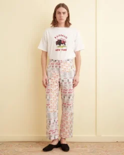 Men BODE Clinton Street Label Trousers