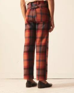 Men BODE Clinton Street Plaid Trousers