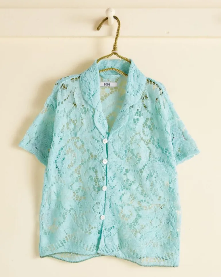BODE Coastal Sea Moss Kids' Shirt - Os