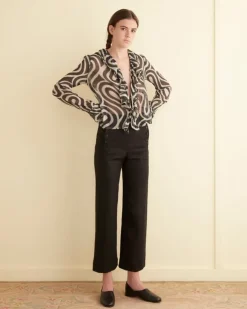 Women BODE Comber Print Blouse