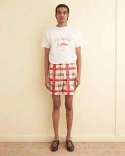Men BODE Complementary Plaid Shorts