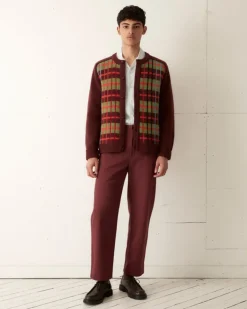 Men BODE County Plaid Cardigan