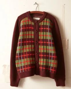 Men BODE County Plaid Cardigan