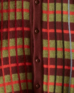 Men BODE County Plaid Cardigan