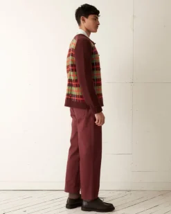 Men BODE County Plaid Cardigan