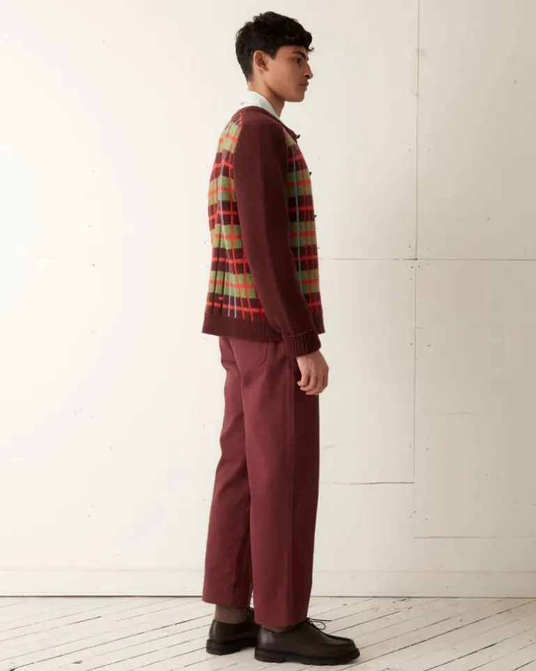 Men BODE County Plaid Cardigan