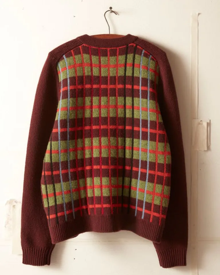 Men BODE County Plaid Cardigan