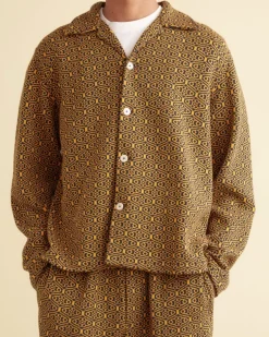 Men BODE Crescent Jacquard Louie Shirt
