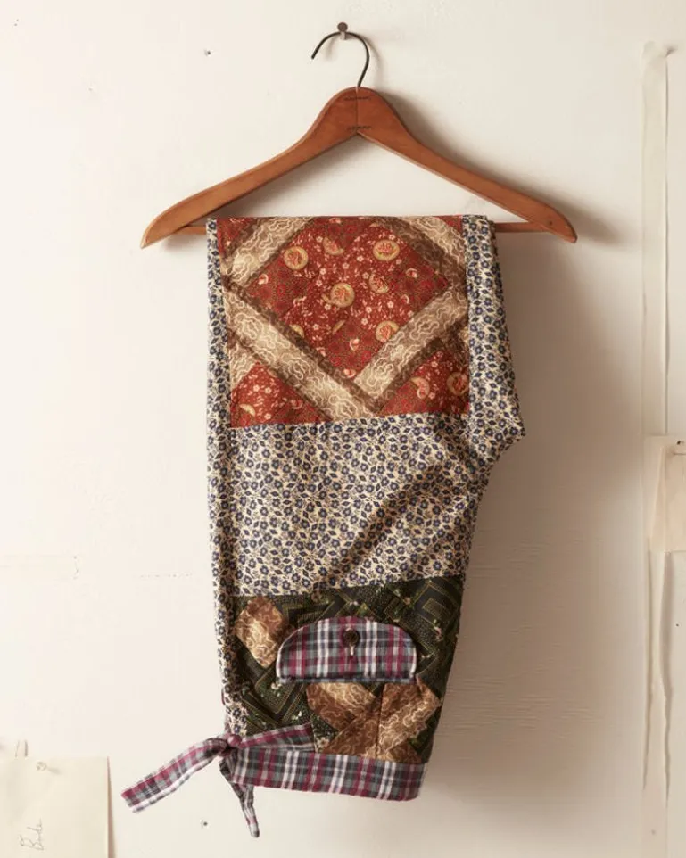 Men BODE Criss Cross Quilt Trousers