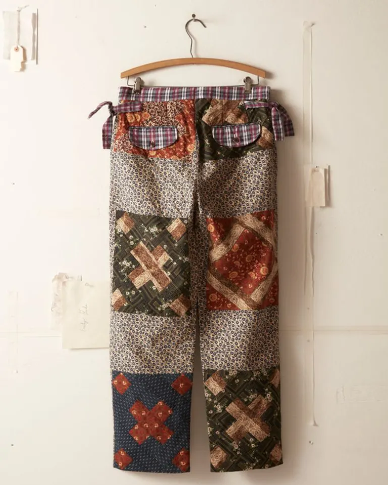 Men BODE Criss Cross Quilt Trousers