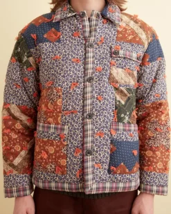 Men BODE Criss-Cross Quilt Jacket