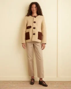 Women BODE Crochet Etna Reversible Jacket