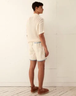 Men BODE Crochet Ladderwork Shorts