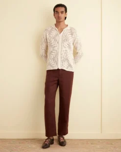 Men BODE Crochet Shirt