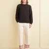 Men BODE Cross-Stitched Rose Garland Trousers