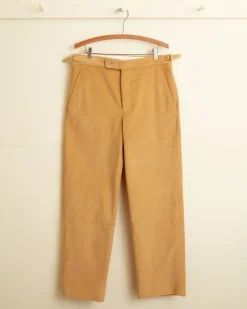 Men BODE Custom Senior Cord Side-Buckle Trousers