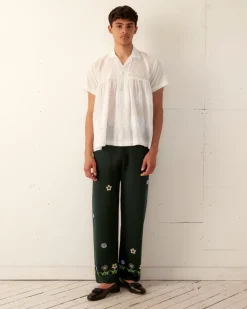 Men BODE Daisy Garden Joggers - Green