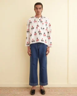 Men BODE Daisy Sprig Pullover