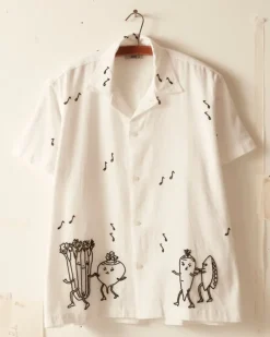 Men BODE Dancing Pantry Short Sleeve Shirt