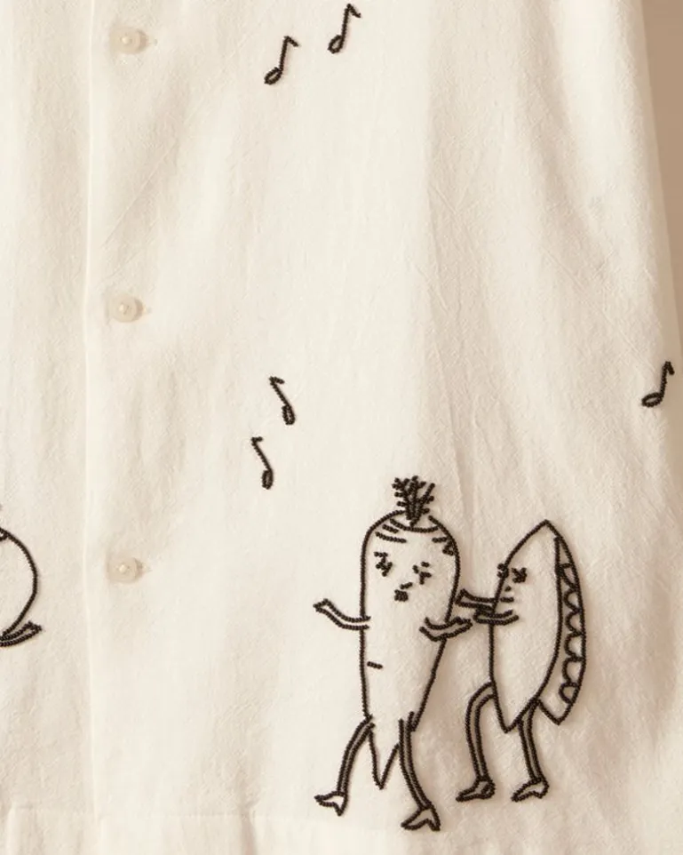 Men BODE Dancing Pantry Short Sleeve Shirt