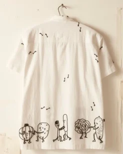 Men BODE Dancing Pantry Short Sleeve Shirt