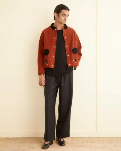 Men BODE Deck Of Cards Studded Jacket