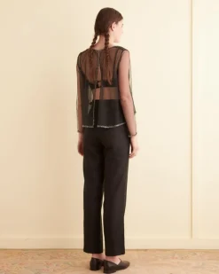 Women BODE Deco Bead Odrira Top