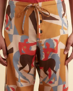 Men BODE Deco Mare Pajama Pants