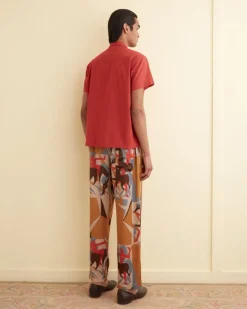 Men BODE Deco Mare Pajama Pants